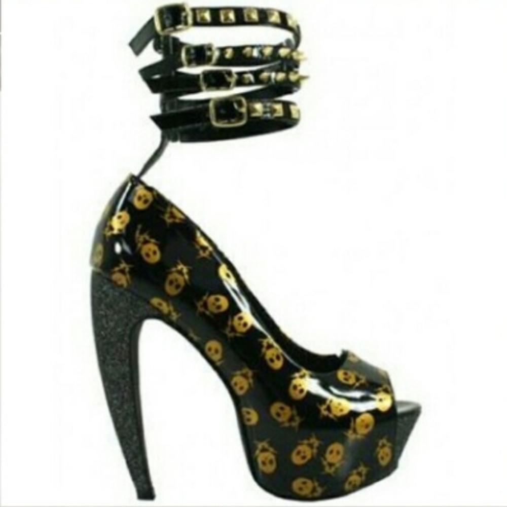 Rat Baby Too Fast Curved Heel Pumps